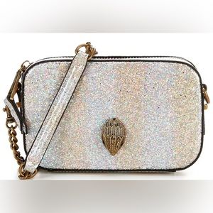 KURT GEIGER LONDON Small Glitter Shoreditch Camera Bag